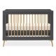 Obaby Maya Mini Cot Bed, Slate with Natural