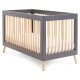 Obaby Maya Cot Bed, Slate with Natural