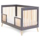 Obaby Maya Cot Bed, Slate with Natural