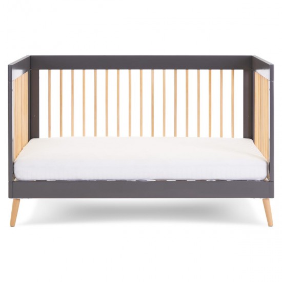 Obaby Maya Cot Bed, Slate with Natural