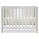 Obaby Nika Mini Cot Bed 2 Piece Room Set, Grey Wash & White