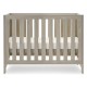 Obaby Nika Mini Cot Bed 2 Piece Room Set, Grey Wash