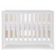 Obaby Nika Mini Cot Bed 2 Piece Room Set, White Wash