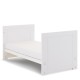 Obaby Nika Mini Cot Bed 3 Piece Room Set, White Wash