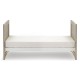 Obaby Nika Mini Cot Bed + Under Drawer, Grey Wash & White