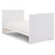 Obaby Nika Mini Cot Bed, White Wash