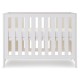 Obaby Nika Mini Cot Bed, White Wash