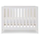 Obaby Nika Mini Cot Bed, White Wash