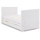 Obaby Nika Mini Cot Bed + Under Drawer, White Wash