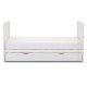 Obaby Nika Mini Cot Bed + Under Drawer, White Wash