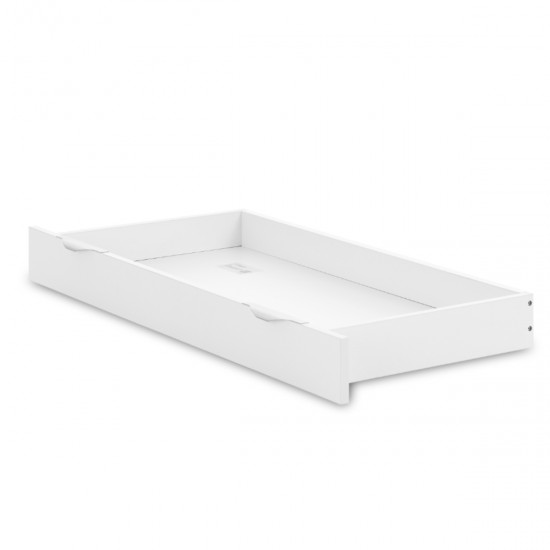 Obaby Nika Mini Cot Bed + Under Drawer, White Wash