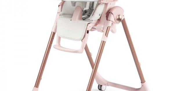 peg perego high chair rose gold