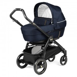 Peg Perego Book 51 Elite Maxi Cosi Pebble 360 Travel System, Rock Navy Special Edition + Bassinet Stand - Refurbished Ex-Display