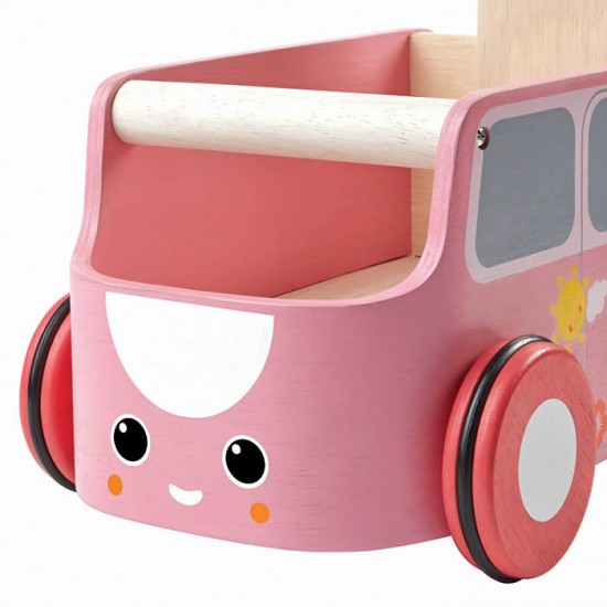 Plan Toys Van Walker, Pink