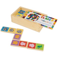 Rainbow Designs Elmer Wooden Domino Set