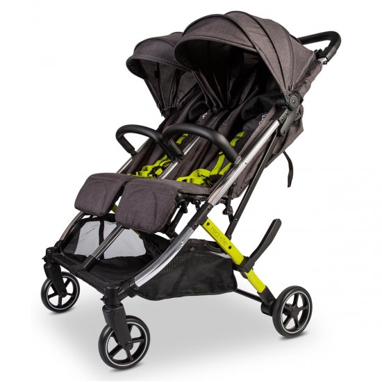 Red Kite Push Me Dubl Twin Stroller, Stone Grey