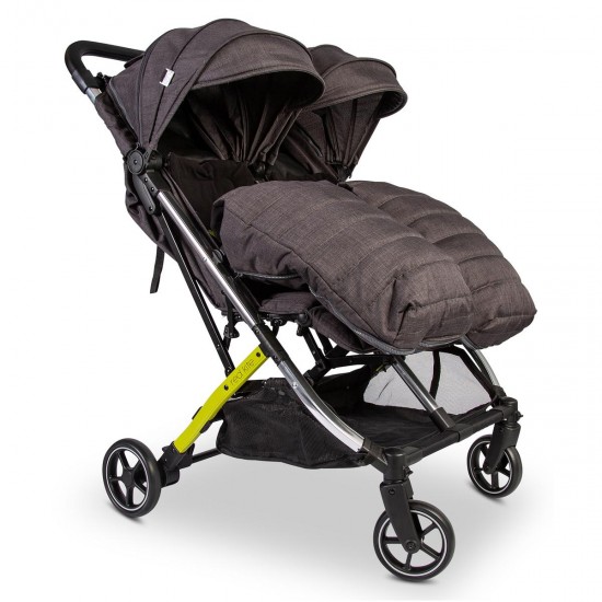 Red Kite Push Me Dubl Twin Stroller, Stone Grey