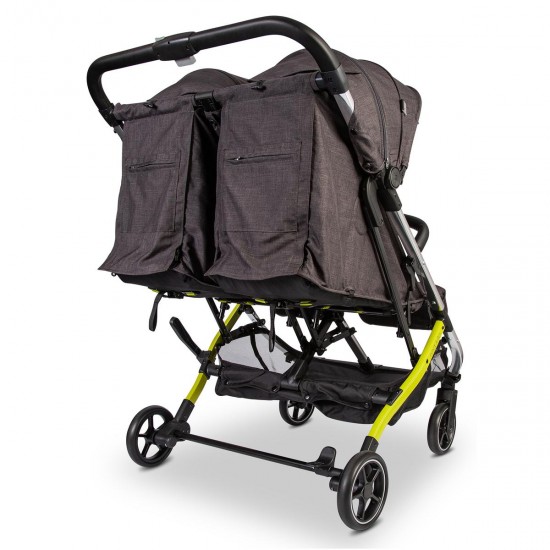 Red Kite Push Me Dubl Twin Stroller, Stone Grey