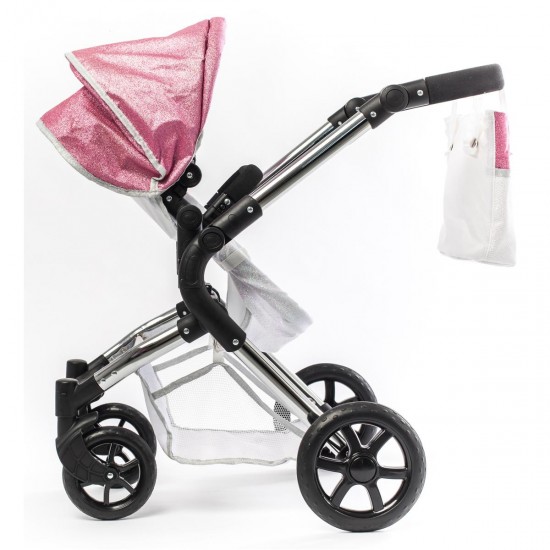 Roma Stephanie Single Dolls Pram, Sparkle