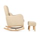 Silver Cross Carmel Nursing Chair & Stool, Almond