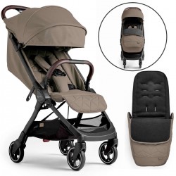 Silver Cross Clic Stroller + Footmuff, Cobble