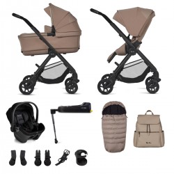 Silver Cross Dune 2 Dream i-Size Travel System Bundle + Accessories, Mocha