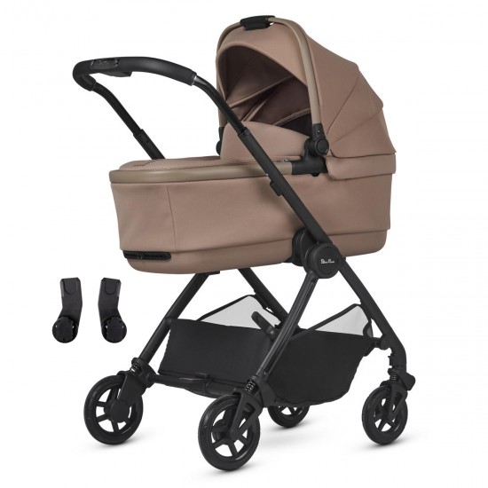 Silver Cross Dune 2 Pram & Pushchair Bundle, Mocha