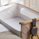 Silver Cross Lunar Bedside Crib, Oatmeal