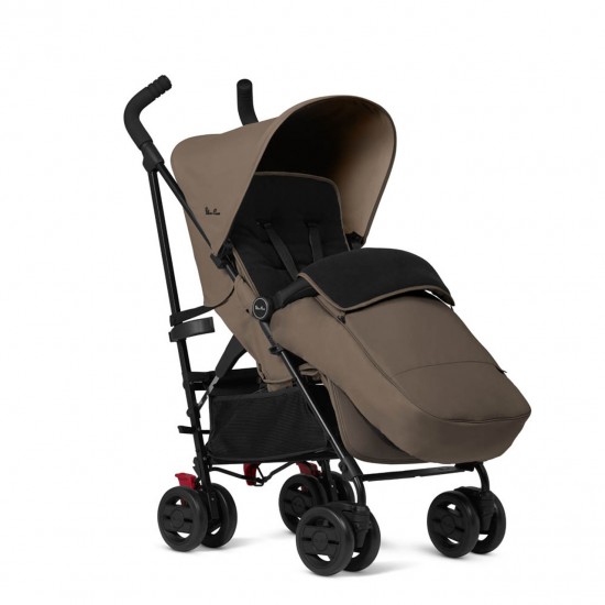 Silver Cross Pop Stroller + Footmuff, Cobble