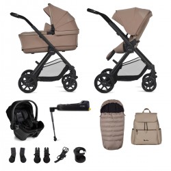 Silver Cross Reef 2 Dream i-Size Travel System Bundle + Accessories, Mocha