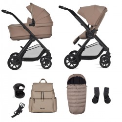 Silver Cross Reef 2 Pram & Pushchair Bundle + Accessory Pack, Mocha