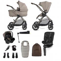 Silver Cross Reef 2 Special Edition Ultimate 14 Piece Motion Travel System Bundle, Frappe