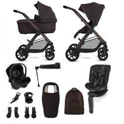 Silver Cross Reef 2 Special Edition Ultimate 14 Piece Motion Travel System Bundle, Ganache