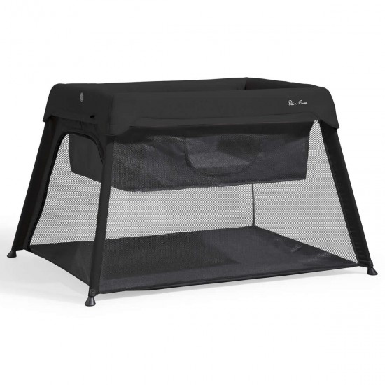 Silver Cross Slumber 3-in-1 Travel Cot, Carbon Black