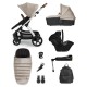 Silver Cross Tide 4 in 1 Isofix Travel System Bundle + Accessories, Stone