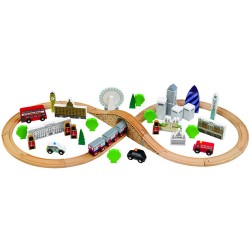 Tidlo City of London Wooden Train Set