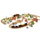 Tidlo 100 Piece Wooden Train Set