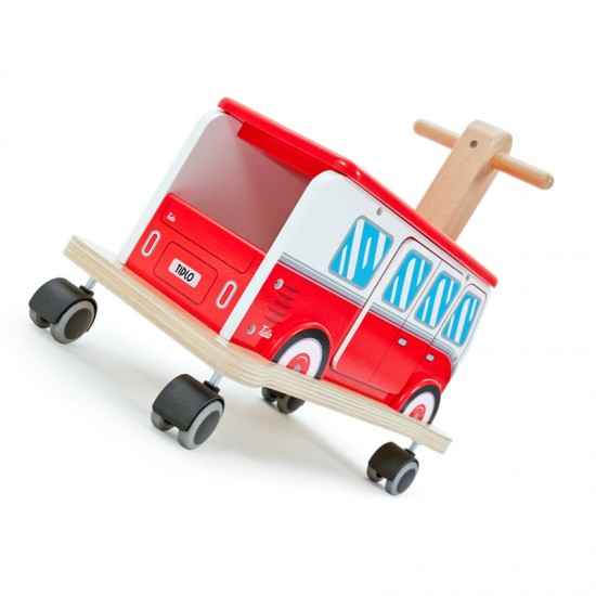 Tidlo Ride on Campervan Wooden Toy