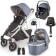 Uppababy VISTA V2 Pram + Pebble 360 + Base Travel System, Gregory