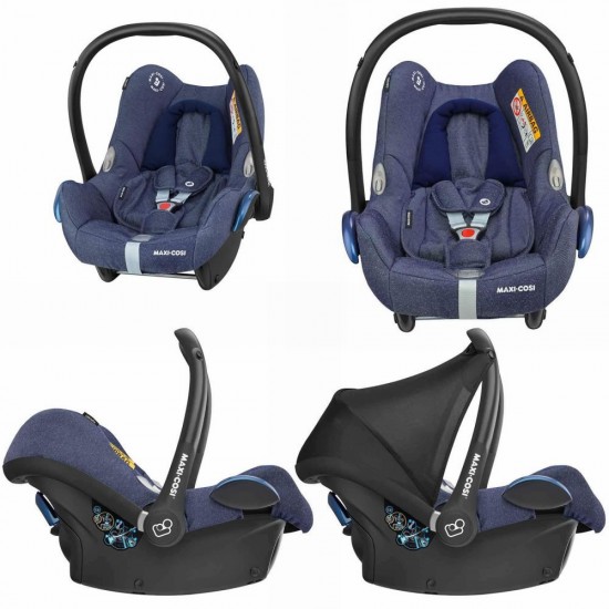 Uppababy VISTA V2 Pram + Cabriofix & Easyfix Base Travel System, Noa Navy