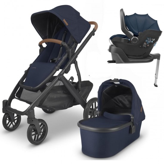 Uppababy VISTA V2 Pram + Mesa + Base i-Size Travel System, Noa Navy