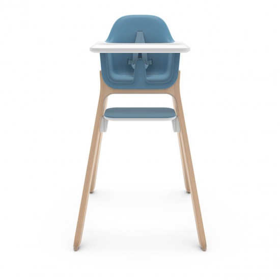 Uppababy Ciro Highchair + Mealtime Set, Caleb Blue