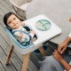 Uppababy Ciro Highchair + Mealtime Set, Chloe Grey