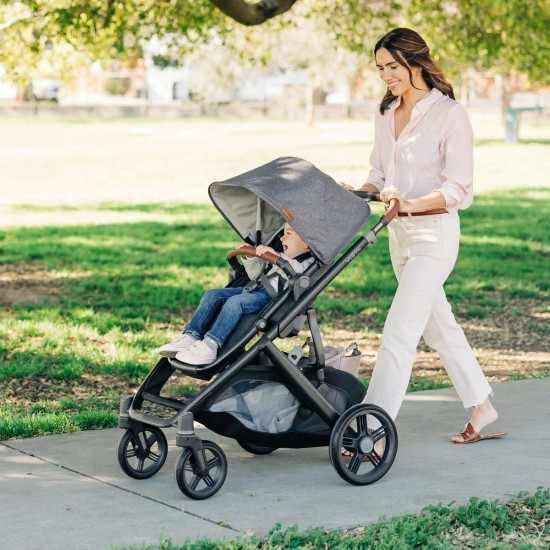 Uppababy VISTA V3 + Mesa + Base Travel System Bundle, Greyson