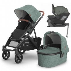 Uppababy VISTA V3 + Mesa + Base Travel System Bundle, Gwen