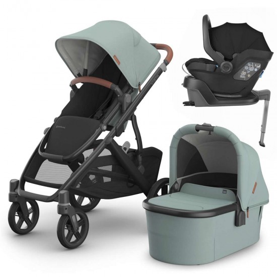 Uppababy VISTA V3 + Mesa + Base Travel System Bundle, Kenzi