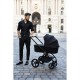 Venicci Upline 3 in 1 KITE Travel System Bundle + FREE Height Adjusters, All Black