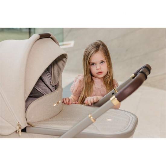 Venicci Upline 3 in 1 KITE Travel System Bundle, Stone Beige