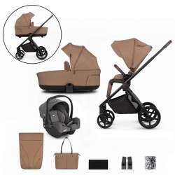 Venicci Claro 3 in 1 Joie Gemm Travel System Bundle, Caramel