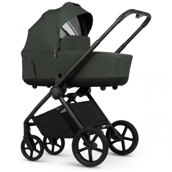 Venicci Claro 3 in 1 + Base Complete Travel System Bundle, Forest